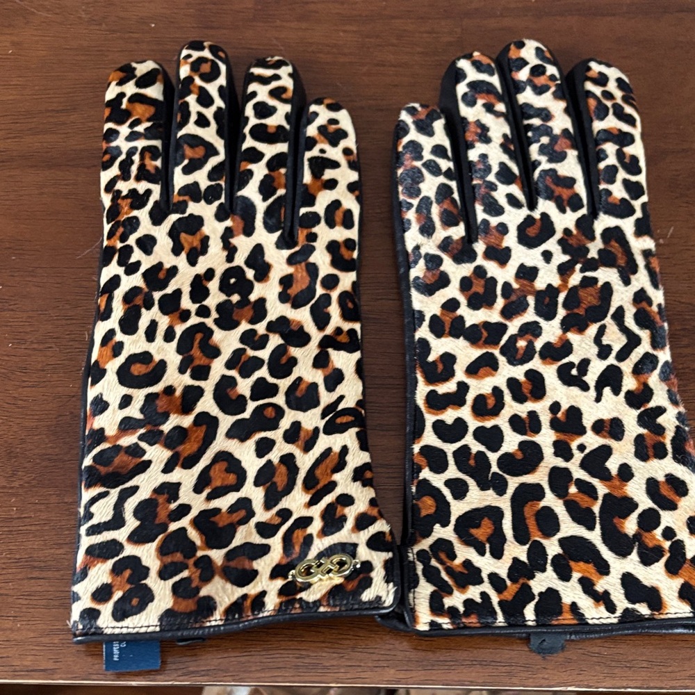 Leopard Print Gloves
